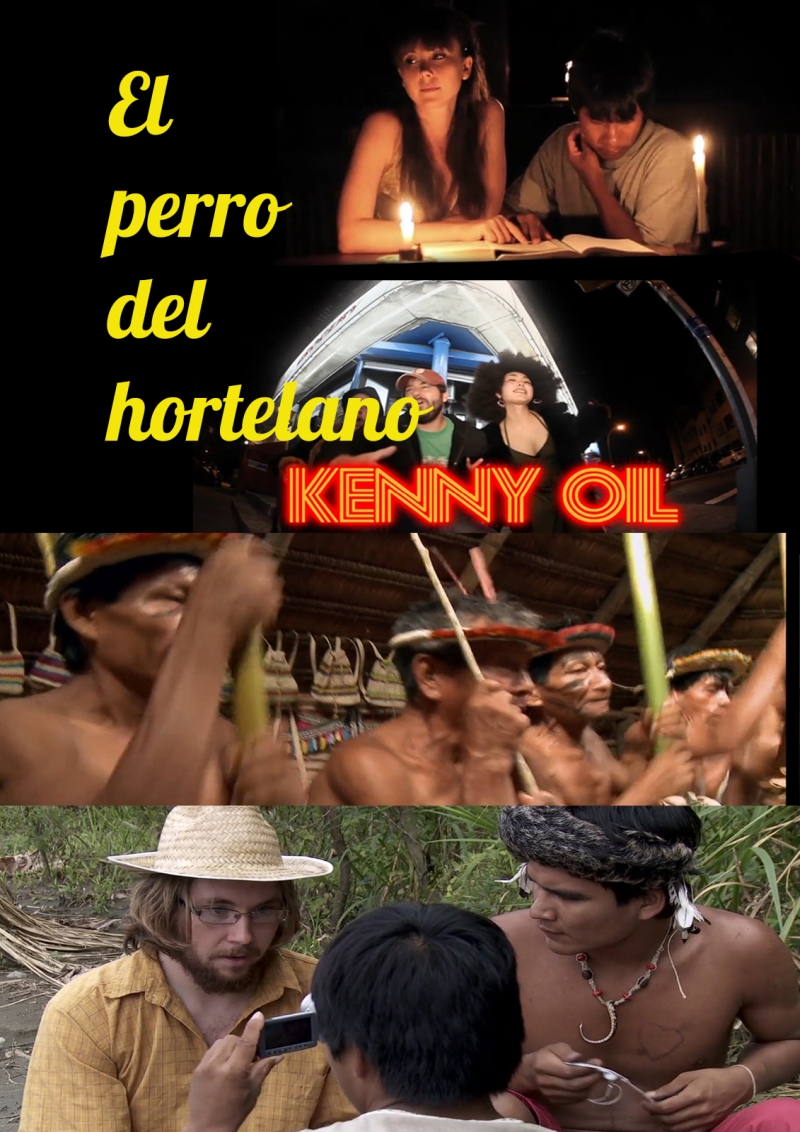 Poster de la película El perro del hortelano, collage de escenas de la película.